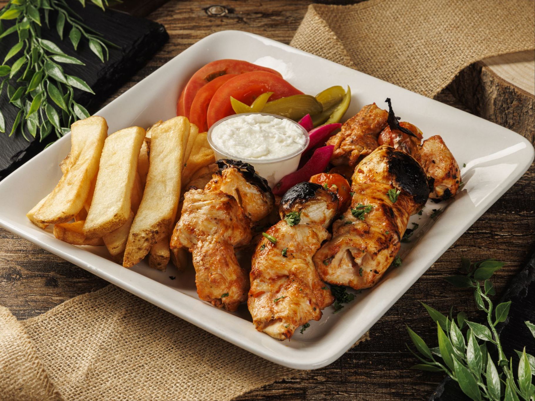 Chicken Kabab Plate