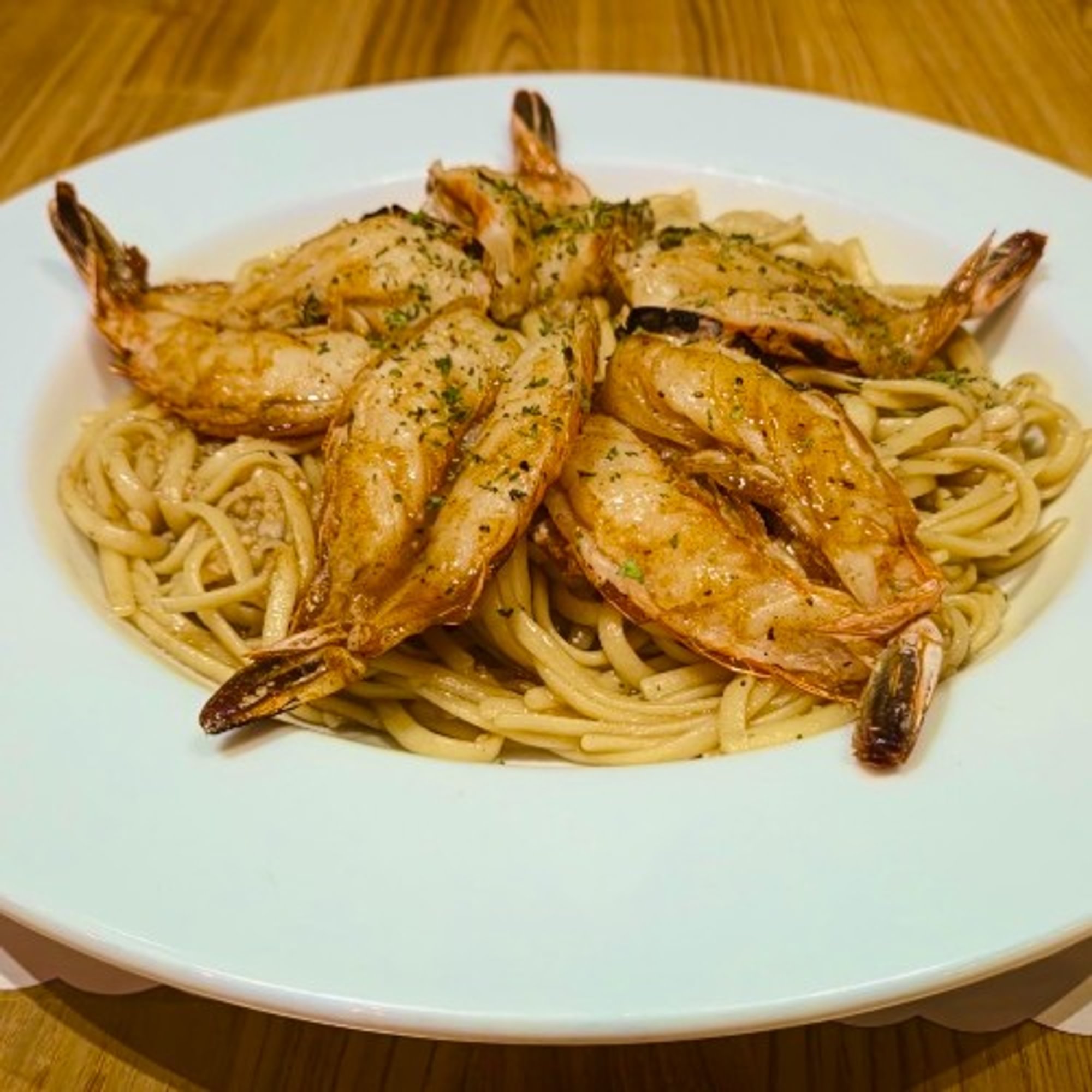 Colossal Prawn Pasta