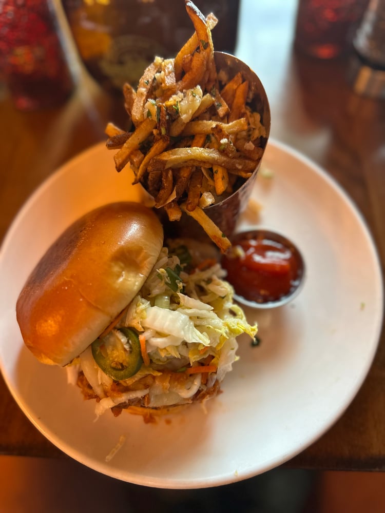 Homegrown BBQ Pulled Pork Sandwich
