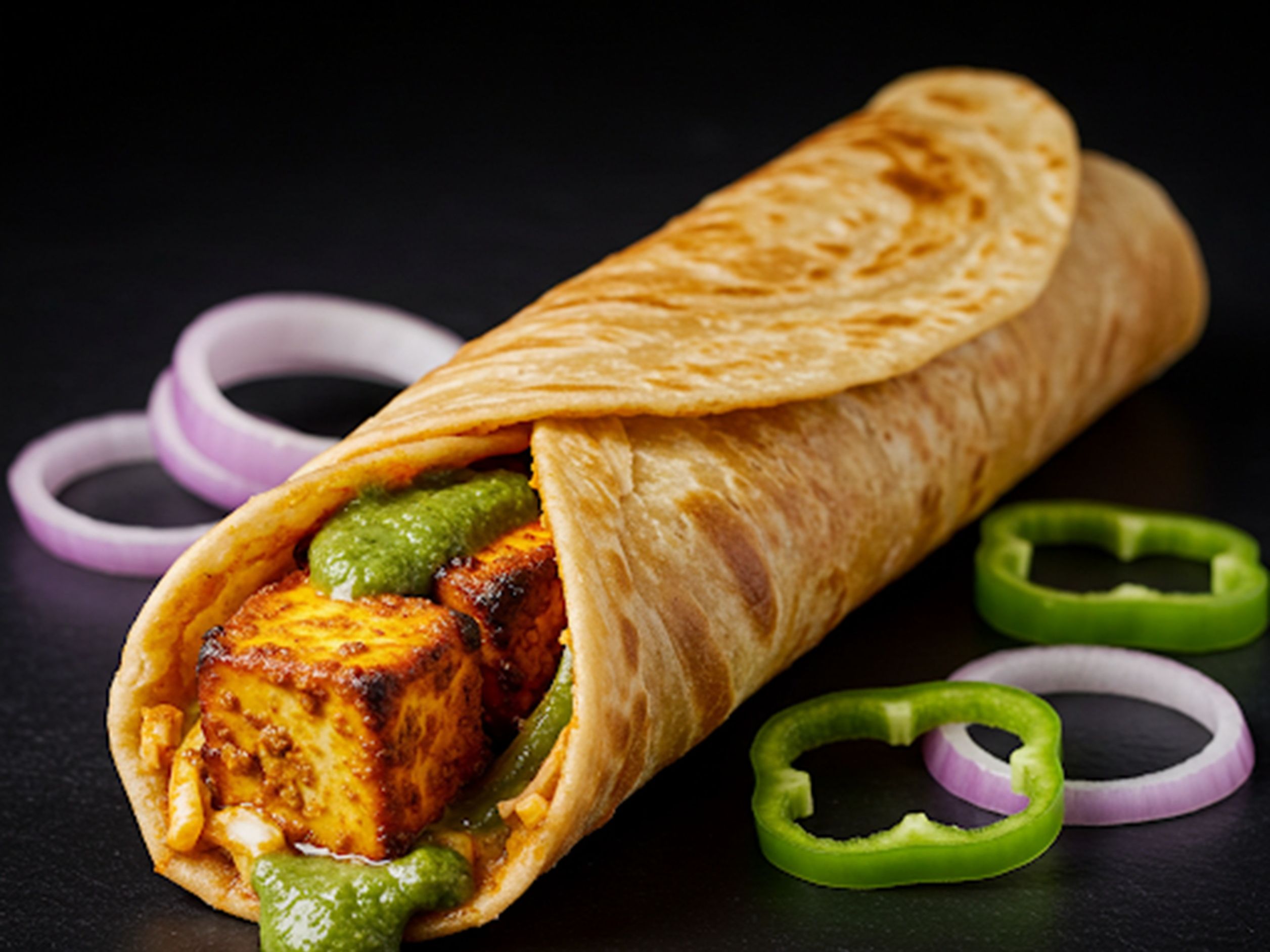 Paneer Tikka Roll
