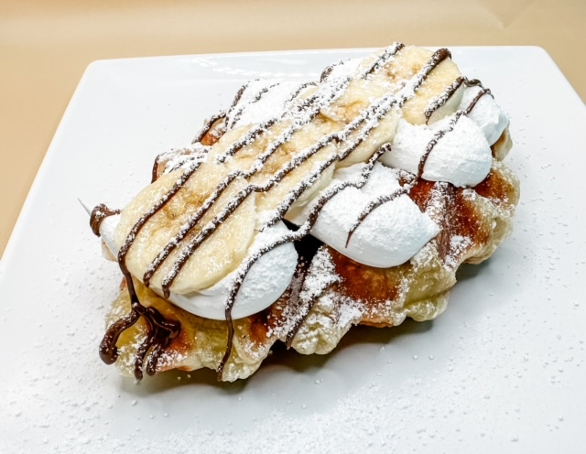 Croffle - Banana & Nutella