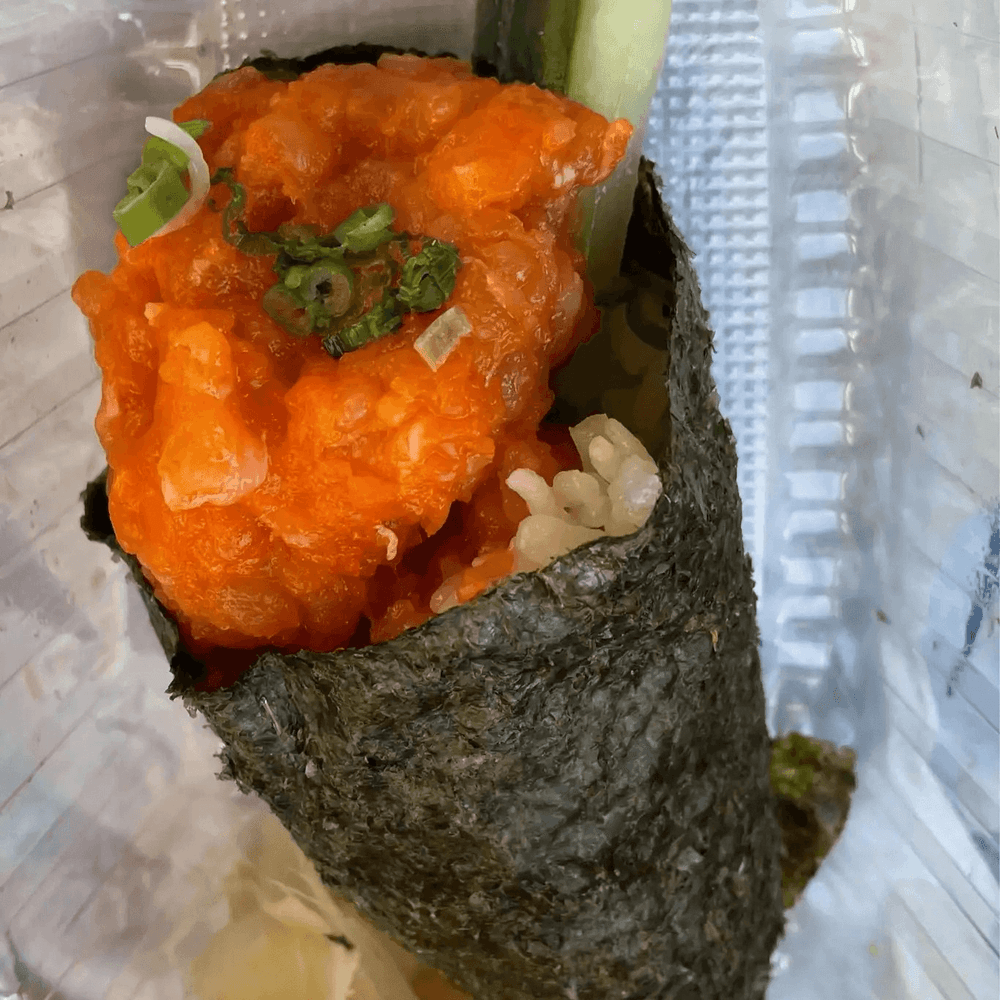 Spicy Salmon Hand Roll