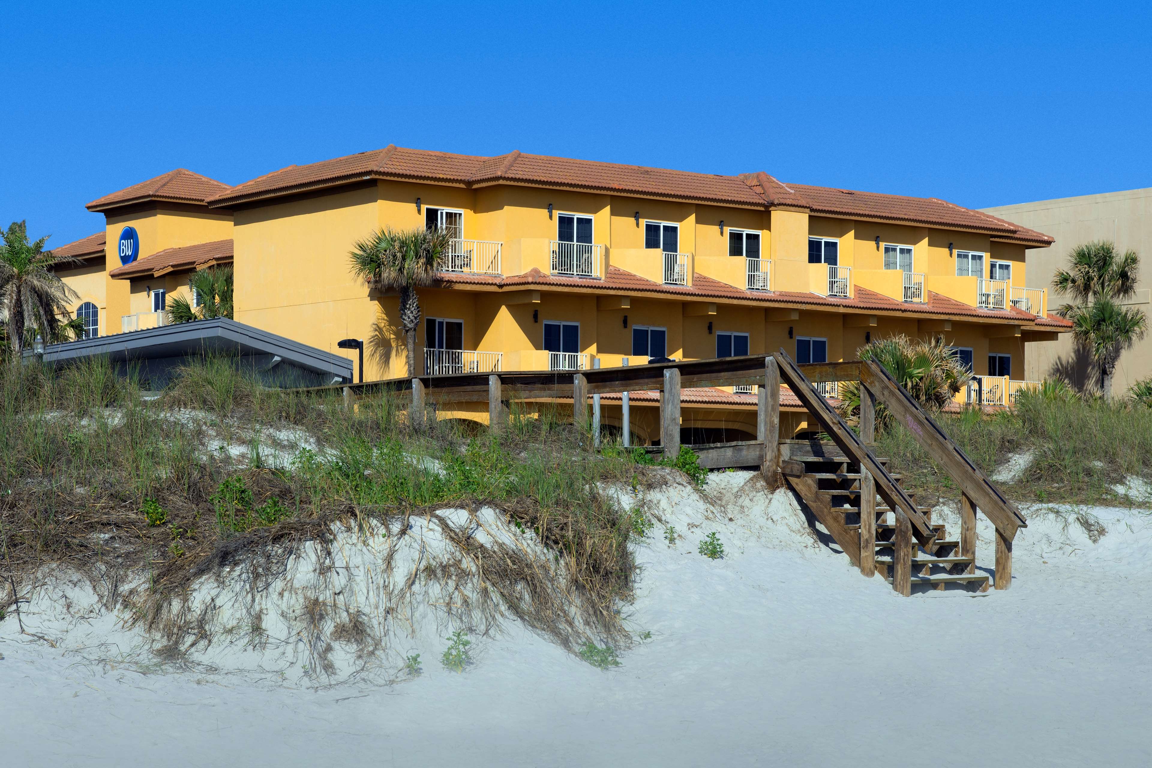 Exterior From the Beach