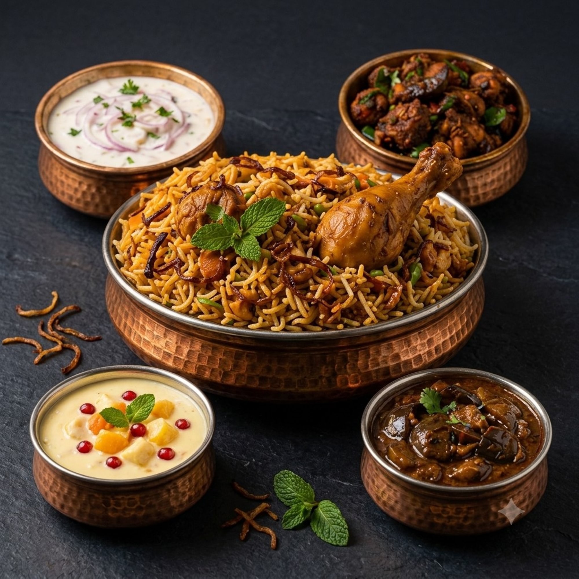 Weekend Special hyd chicken dum briyana