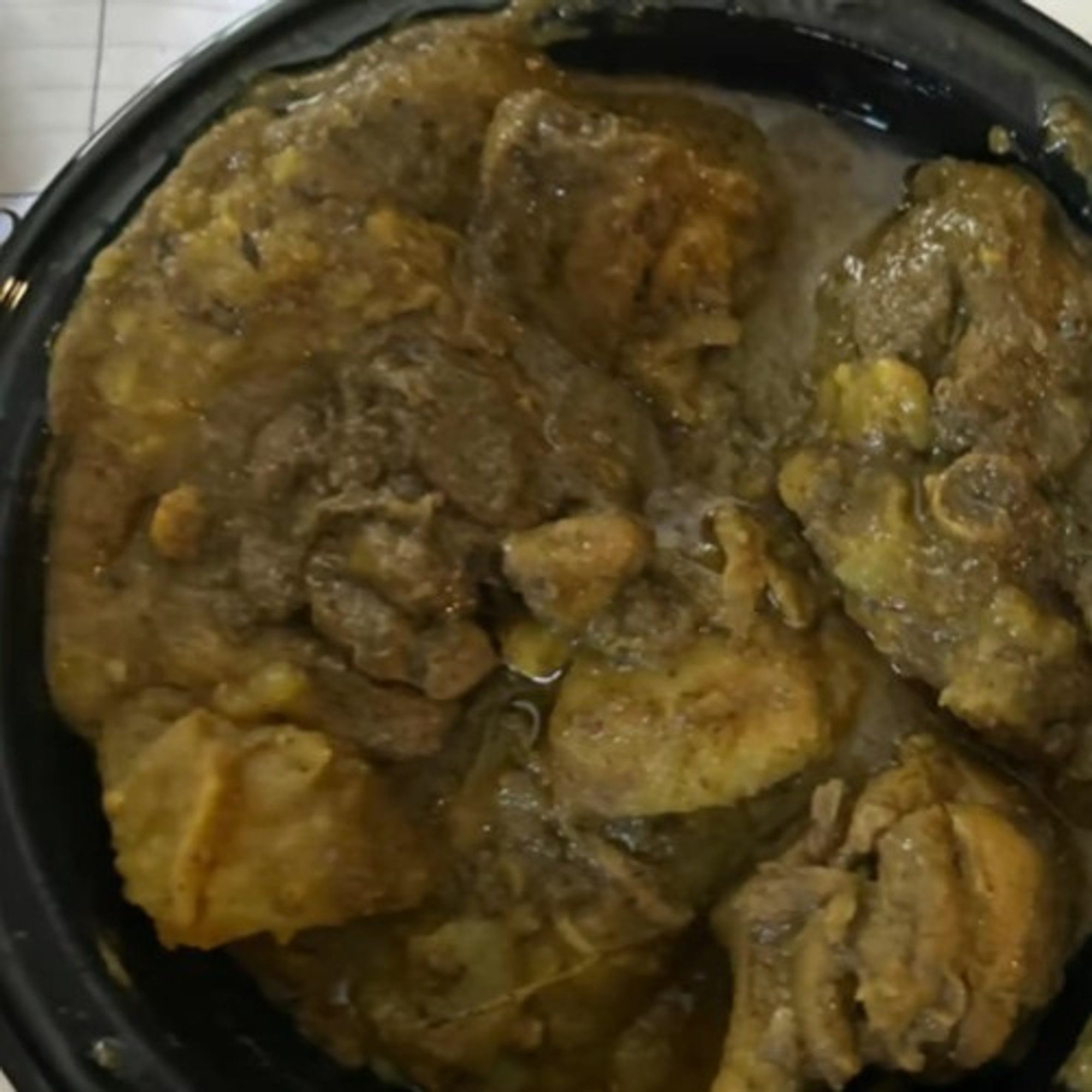 Stew Chicken Buss Up Shut