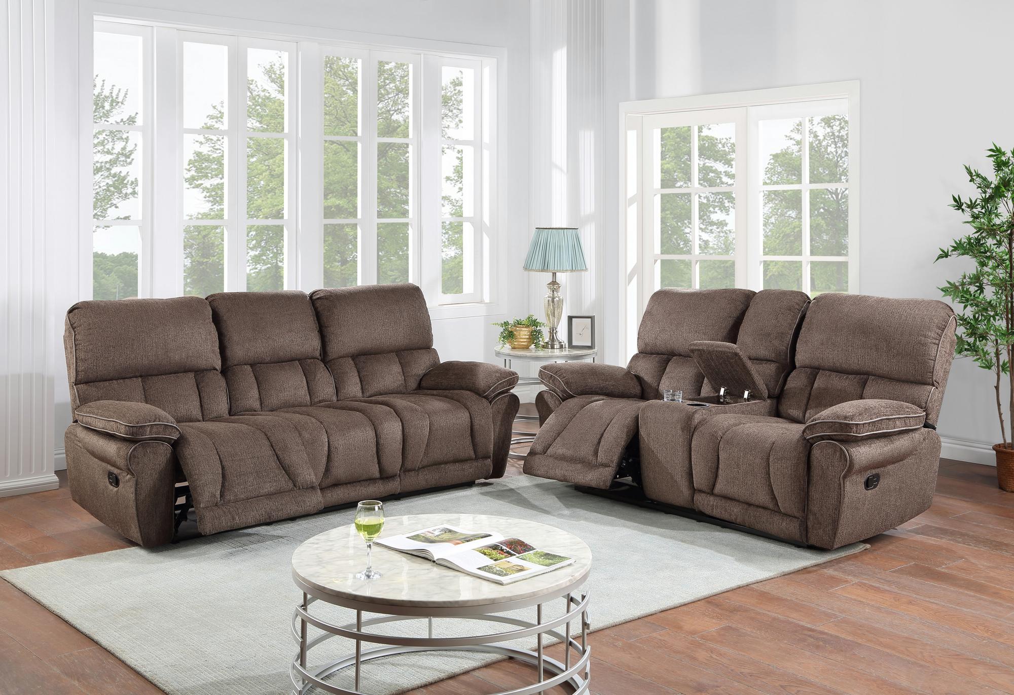 Stonehill Reclining Sofa, Reclining Loveseat w/ Console