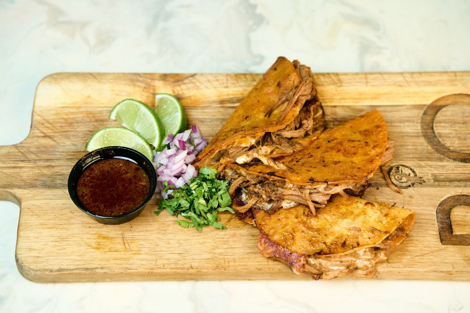 Birria Queso Taco Plate