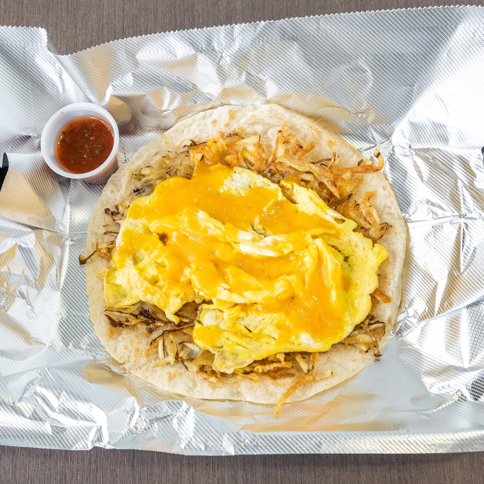 Potato, Egg & Cheese Taco