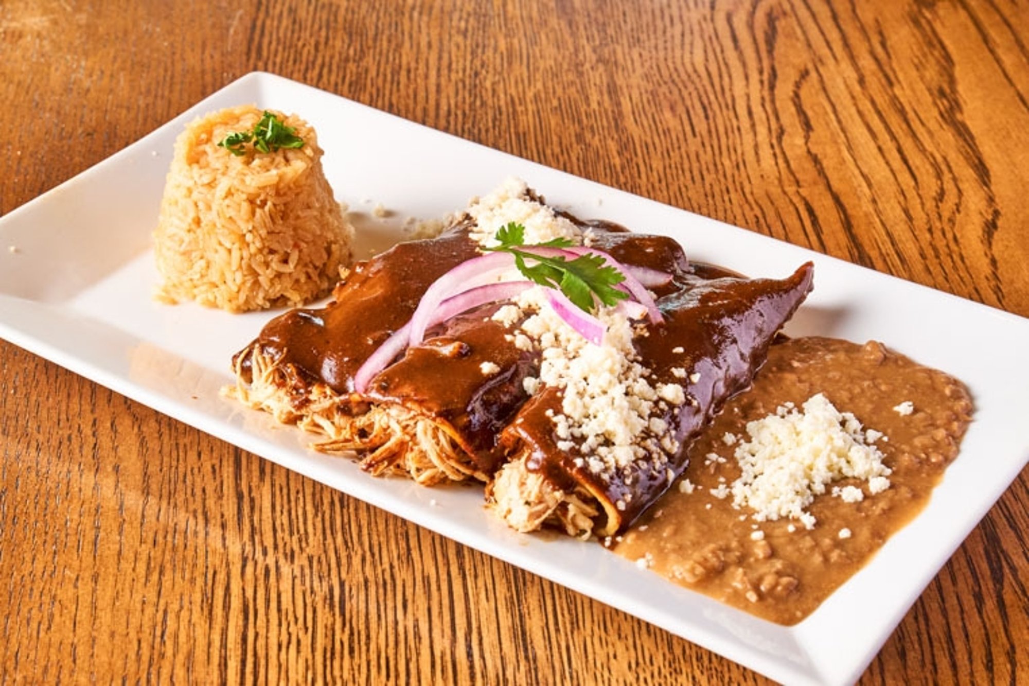 Mole Enchiladas