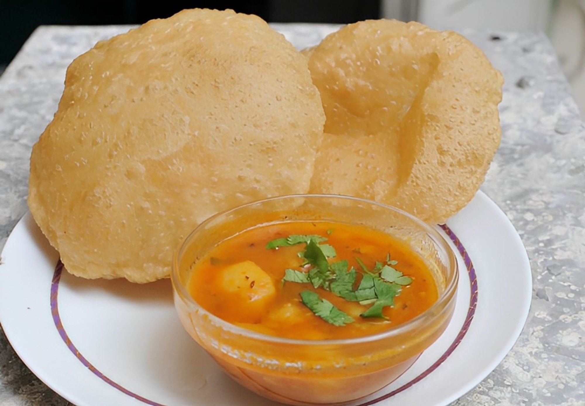 Poori and Aloo