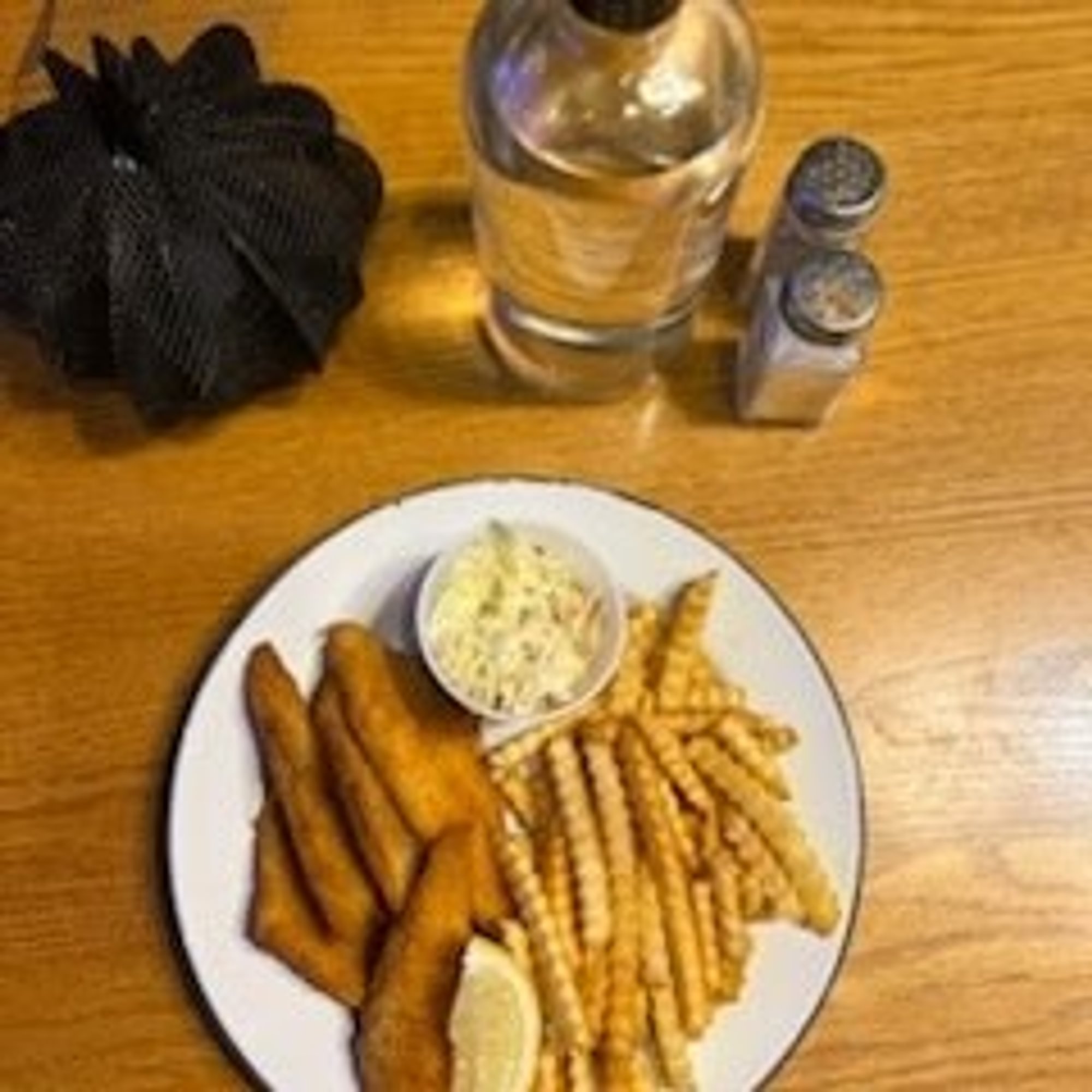 Perch Dinner w/Fries & Cole Slaw