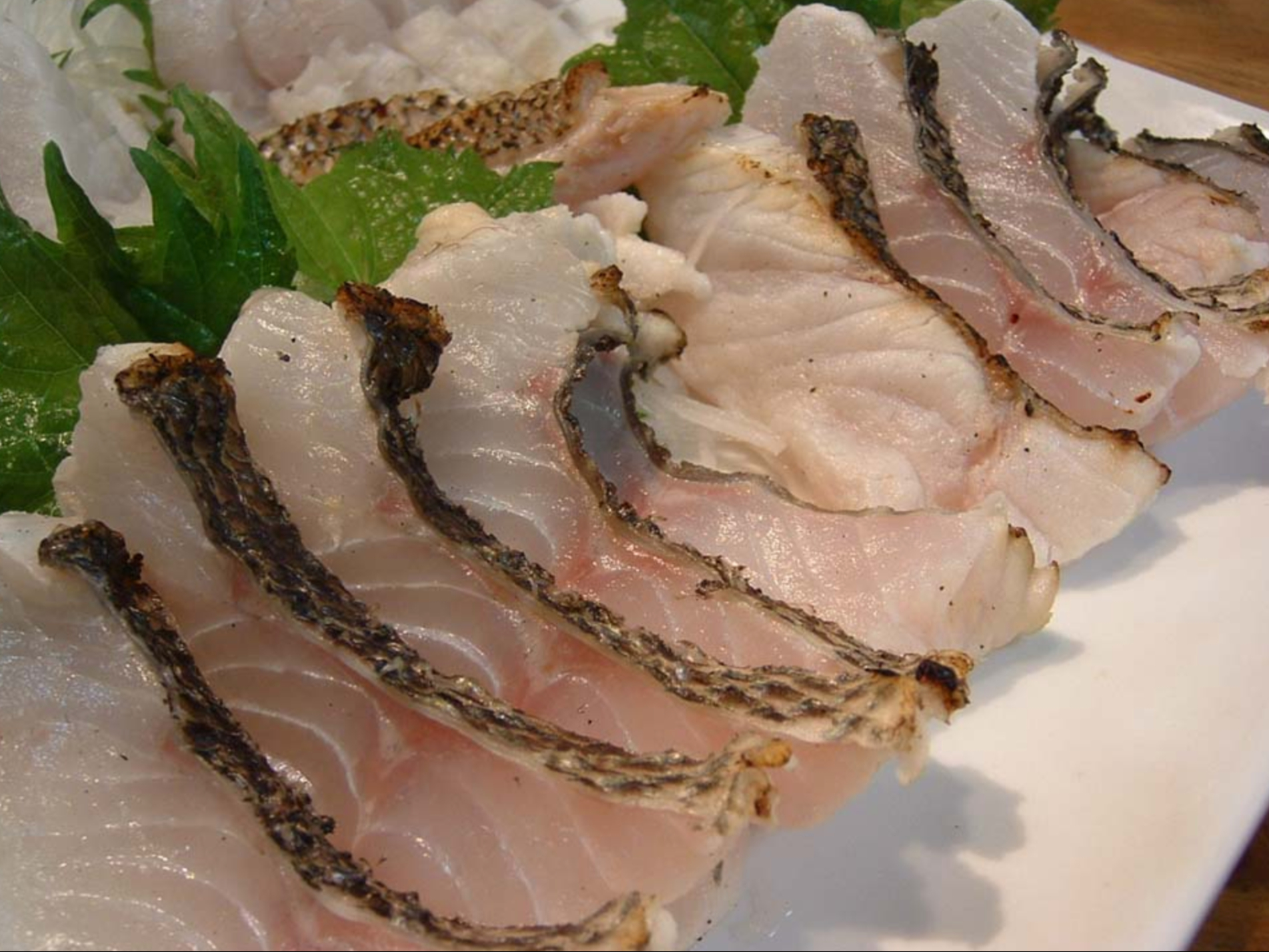 Sea Bass Sashimi