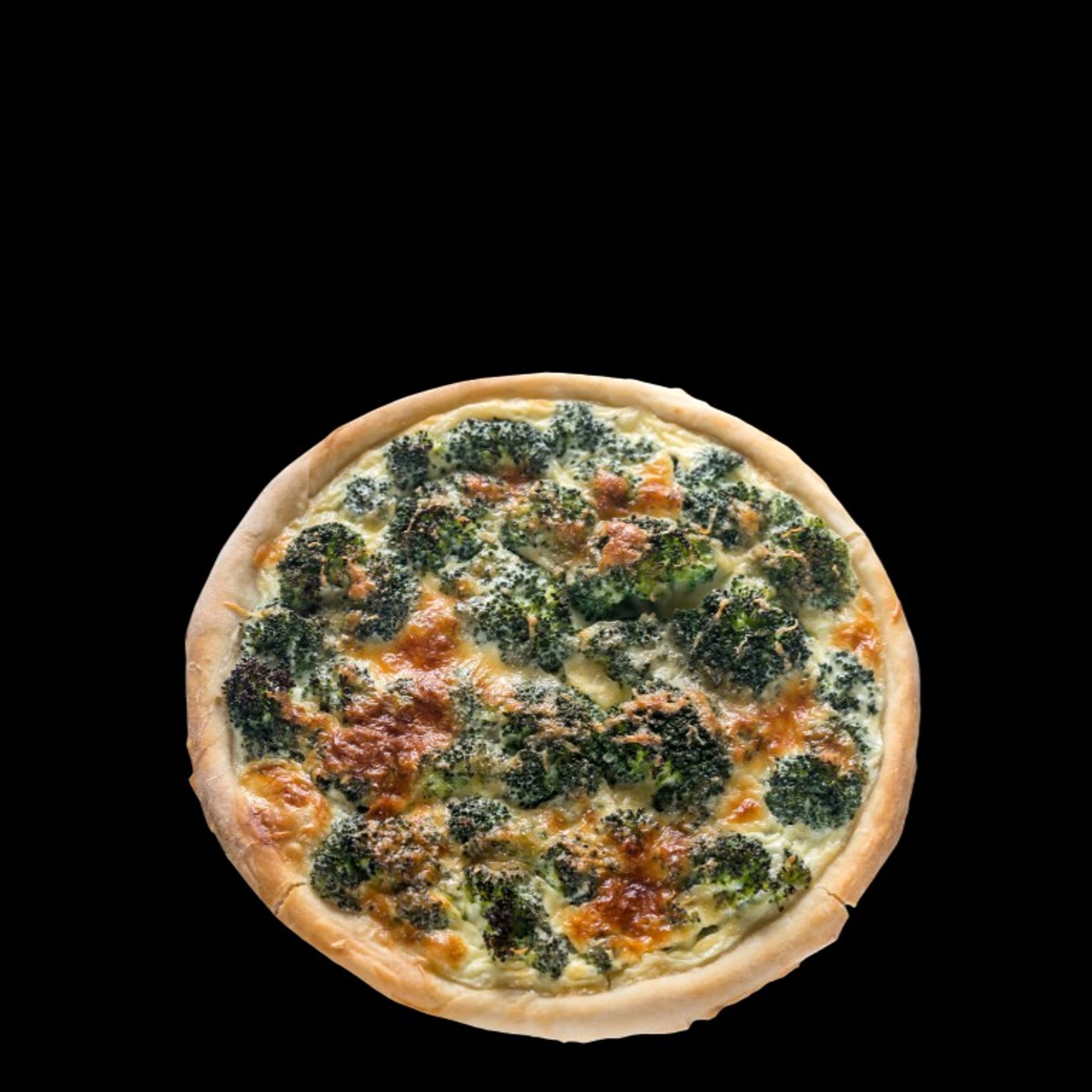 Chicken & broccoli pizza