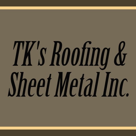 TK's Roofing & Sheet Metal Logo