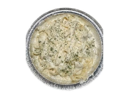 Chicken Alfredo With zucchini, broccoli, and mushrooms