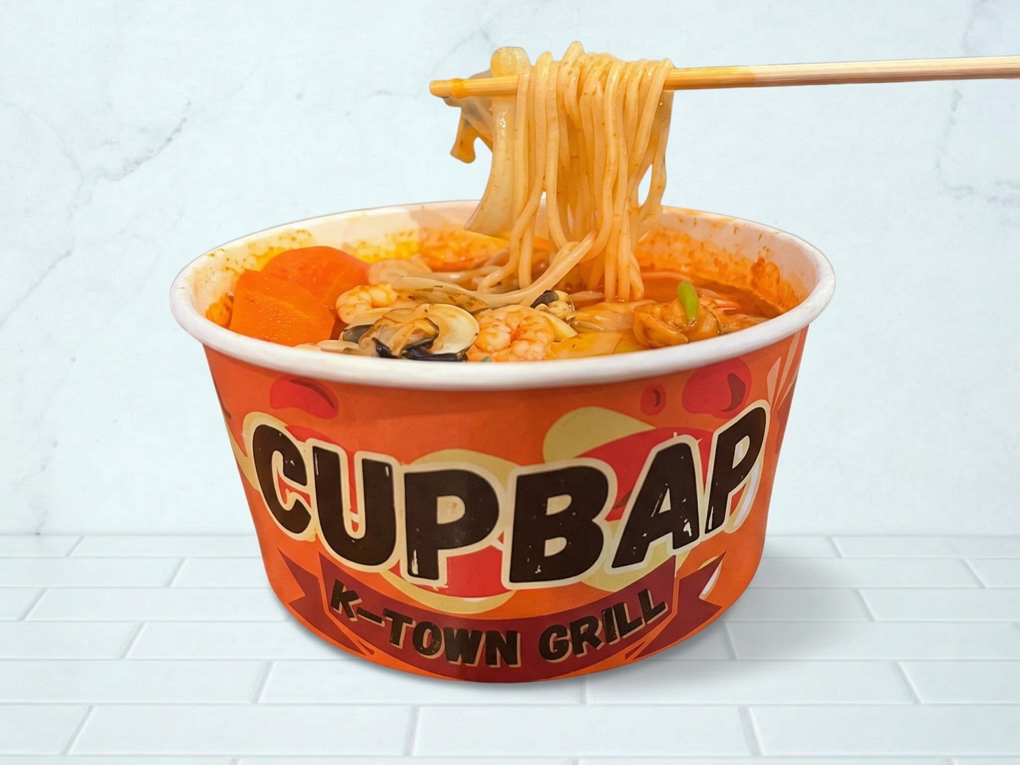Red Sea Food Soup Noodle