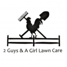 2 Guys &amp; A Girl Lawn Care Logo