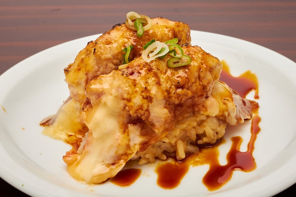 Creamy Seared Albacore with Spicy Tuna