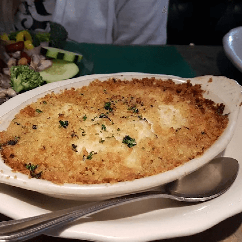 Baked Haddock Au Gratin