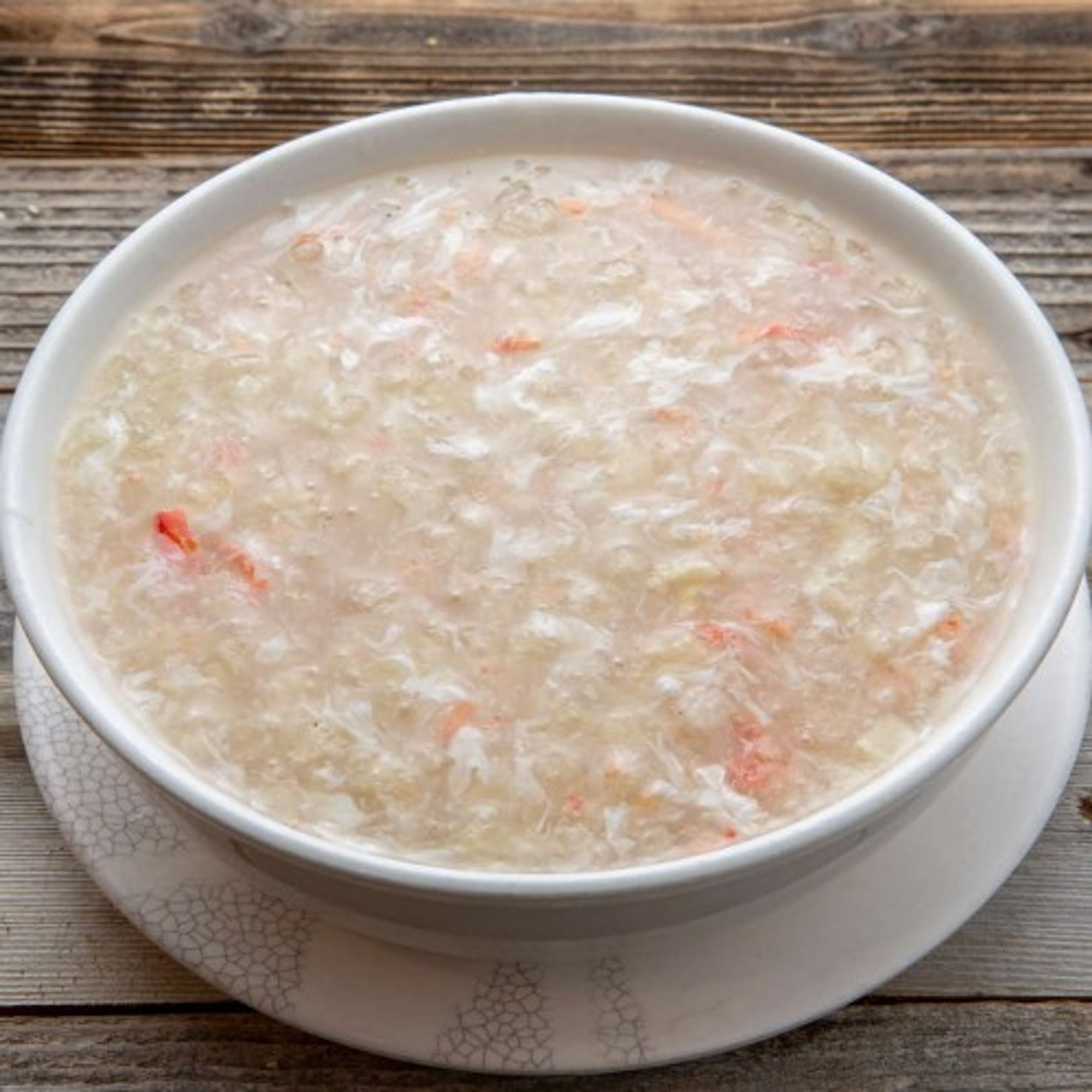 S06 Crab Meat & Fish Maw Soup 蟹肉魚肚羹