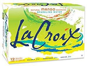 LaCroix Water Mango 12oz Cans