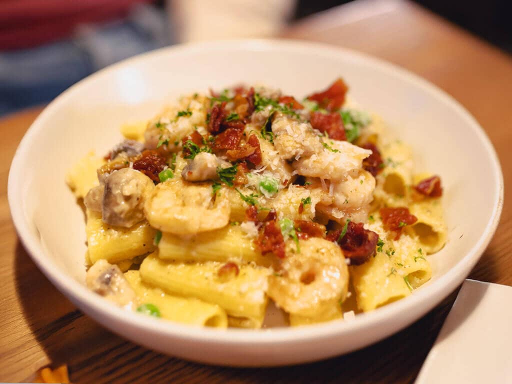 Truffle & Shrimp Rigatoni