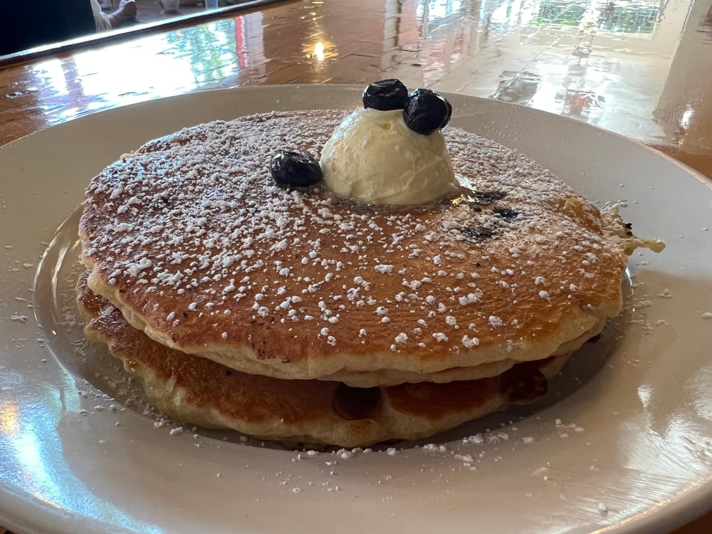 BUTTERMILK BLUEBERRY PANCAKES
