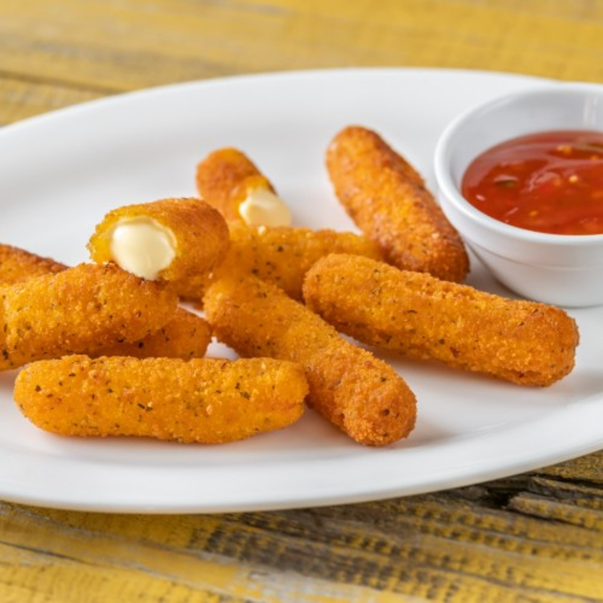 Fried Mozzarella Cheese
