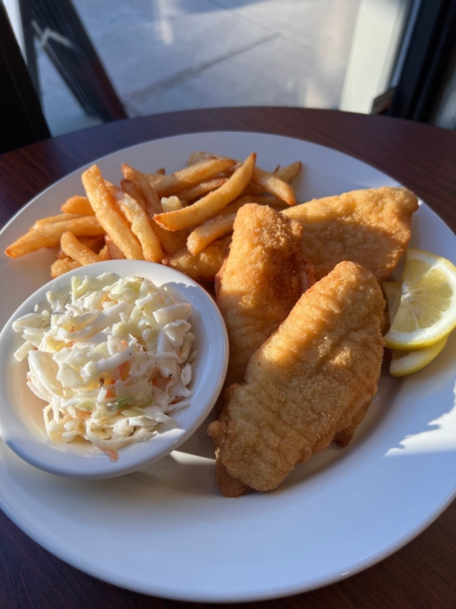 Ocean Perch Dinner