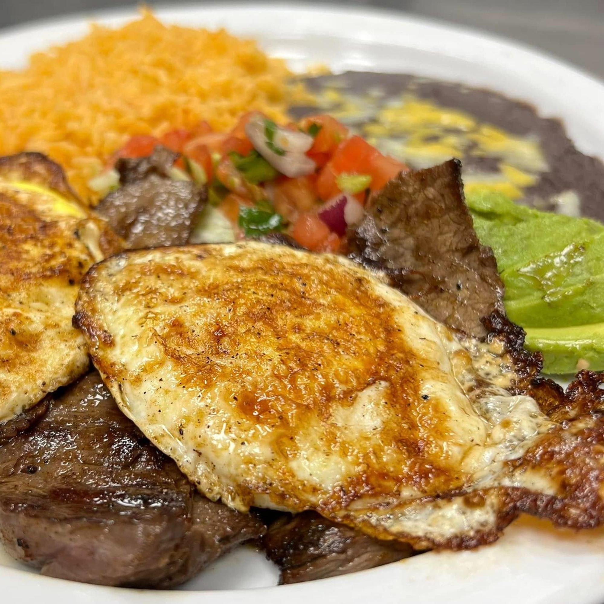 3. Lunch Steak & Eggs