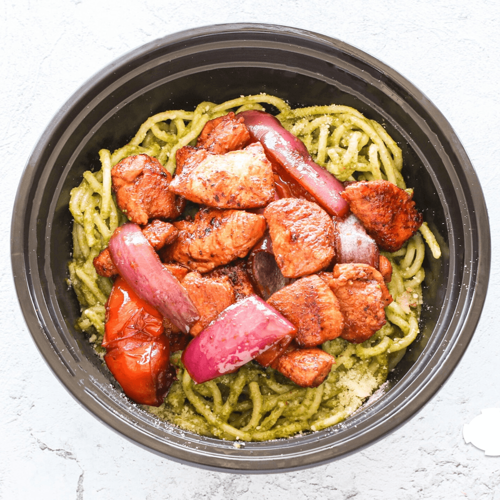 Chicken Pesto Pasta Bowl