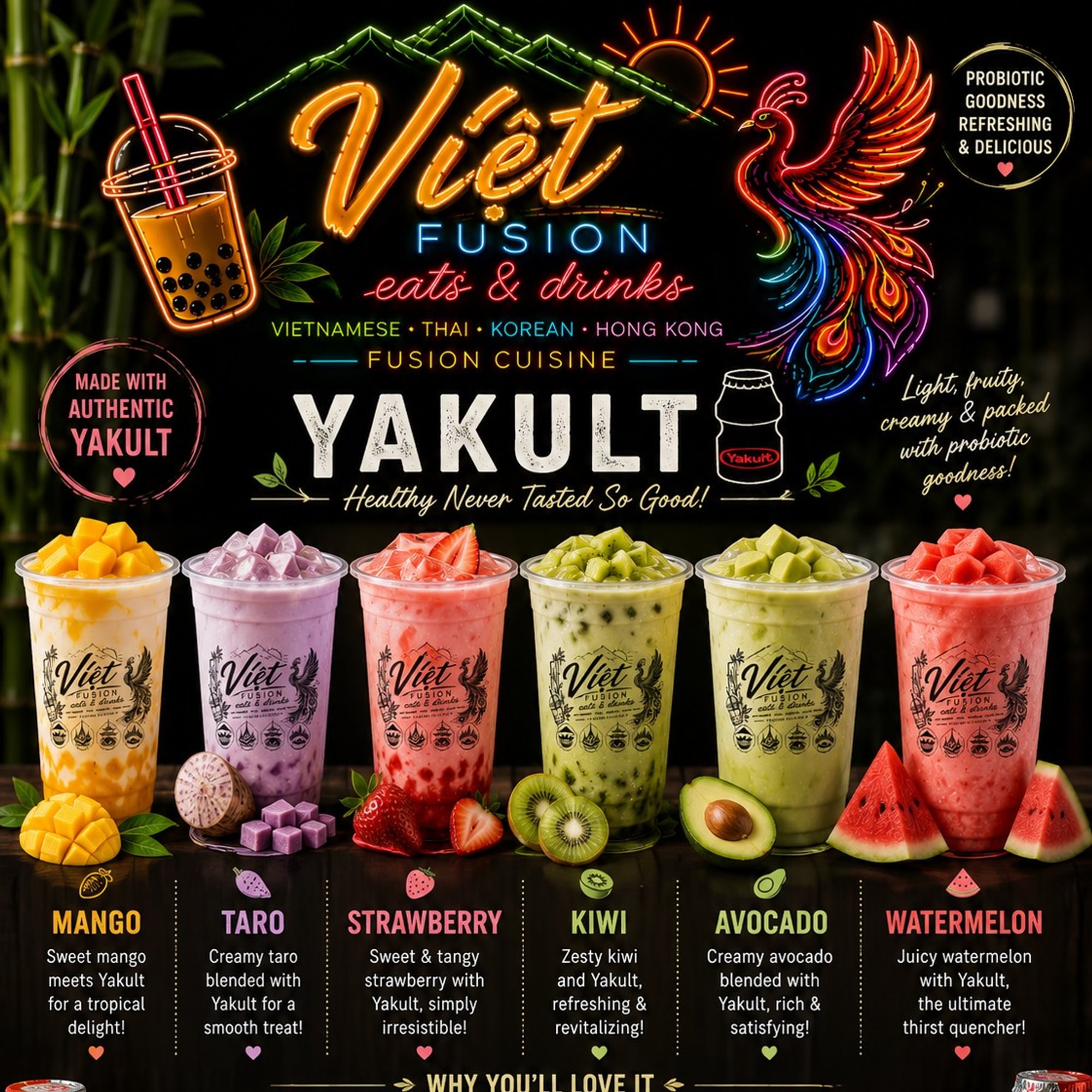 Yakult Fresh Fruits