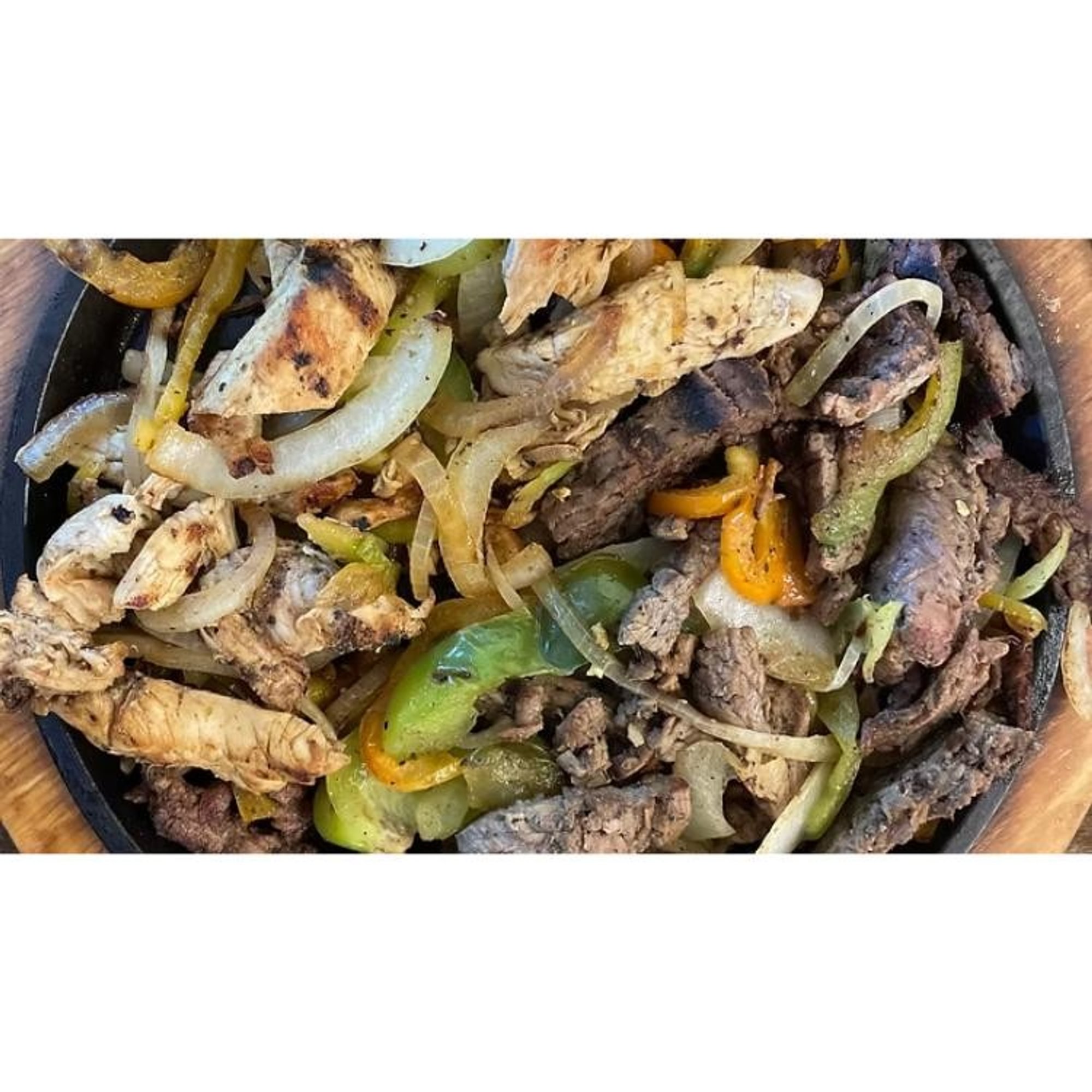Mixed Beef / Chicken Fajitas Plate