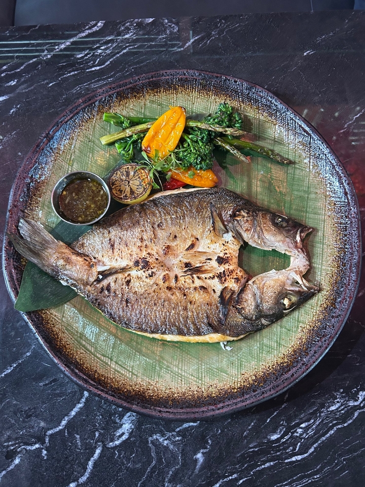 Grilled Dry-Aged Spanish Branzino
