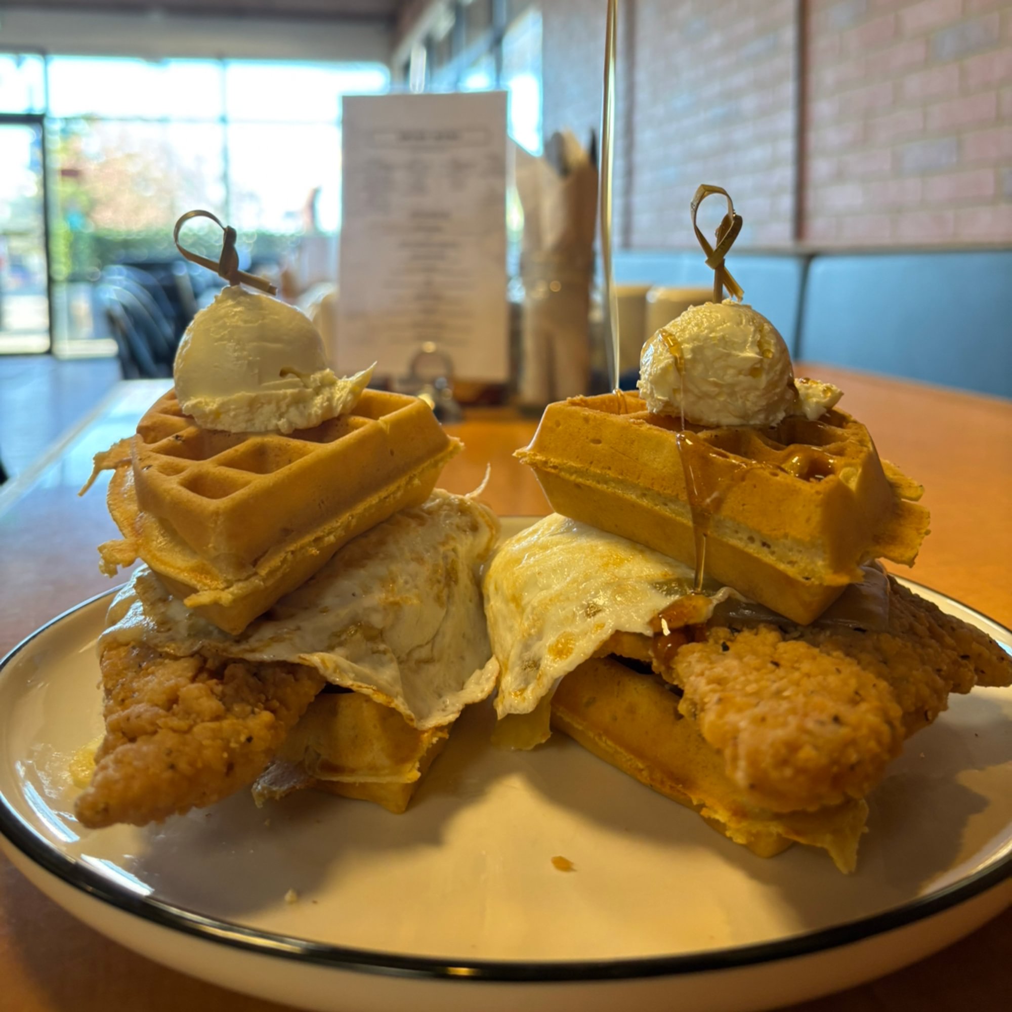 Fried Chicken & Waffle Sando