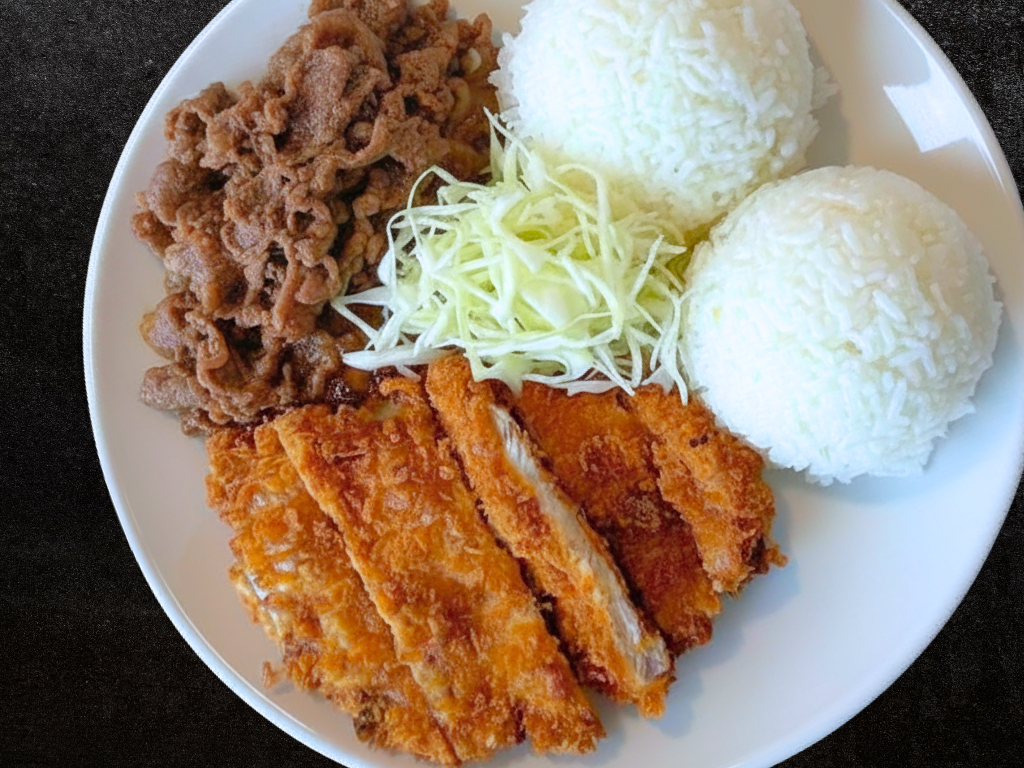 Katsu + Beef Teriyaki