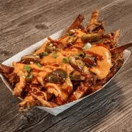 BBQ Beer Cheese Poutine