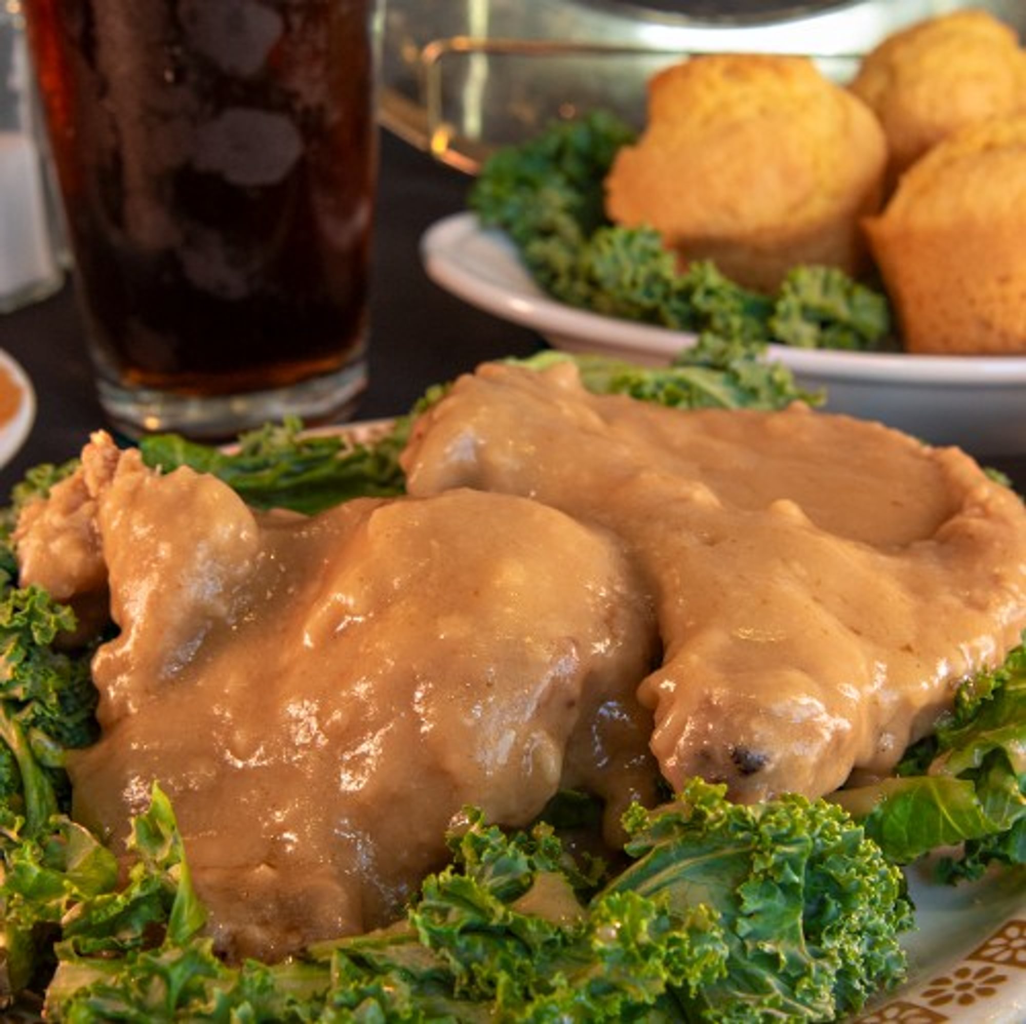 Smothered Pork Chops (2 Pieces)