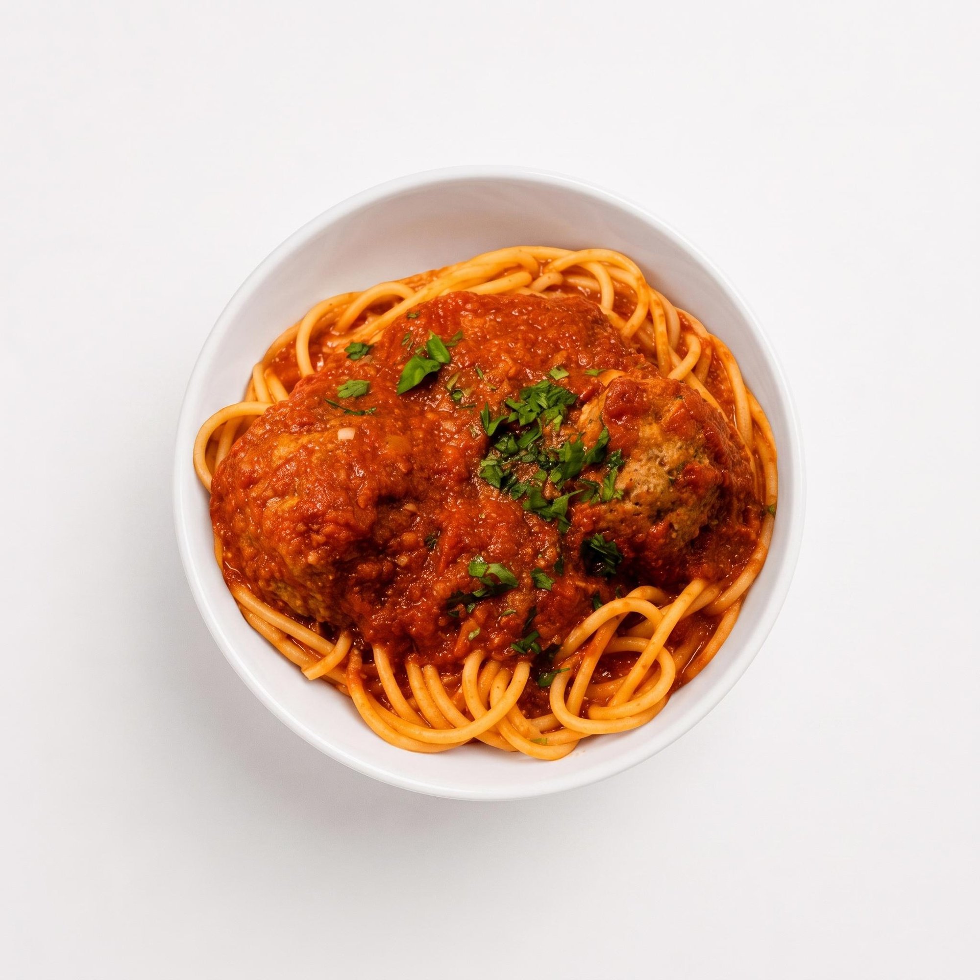 #44 Bucatini and Meatballs