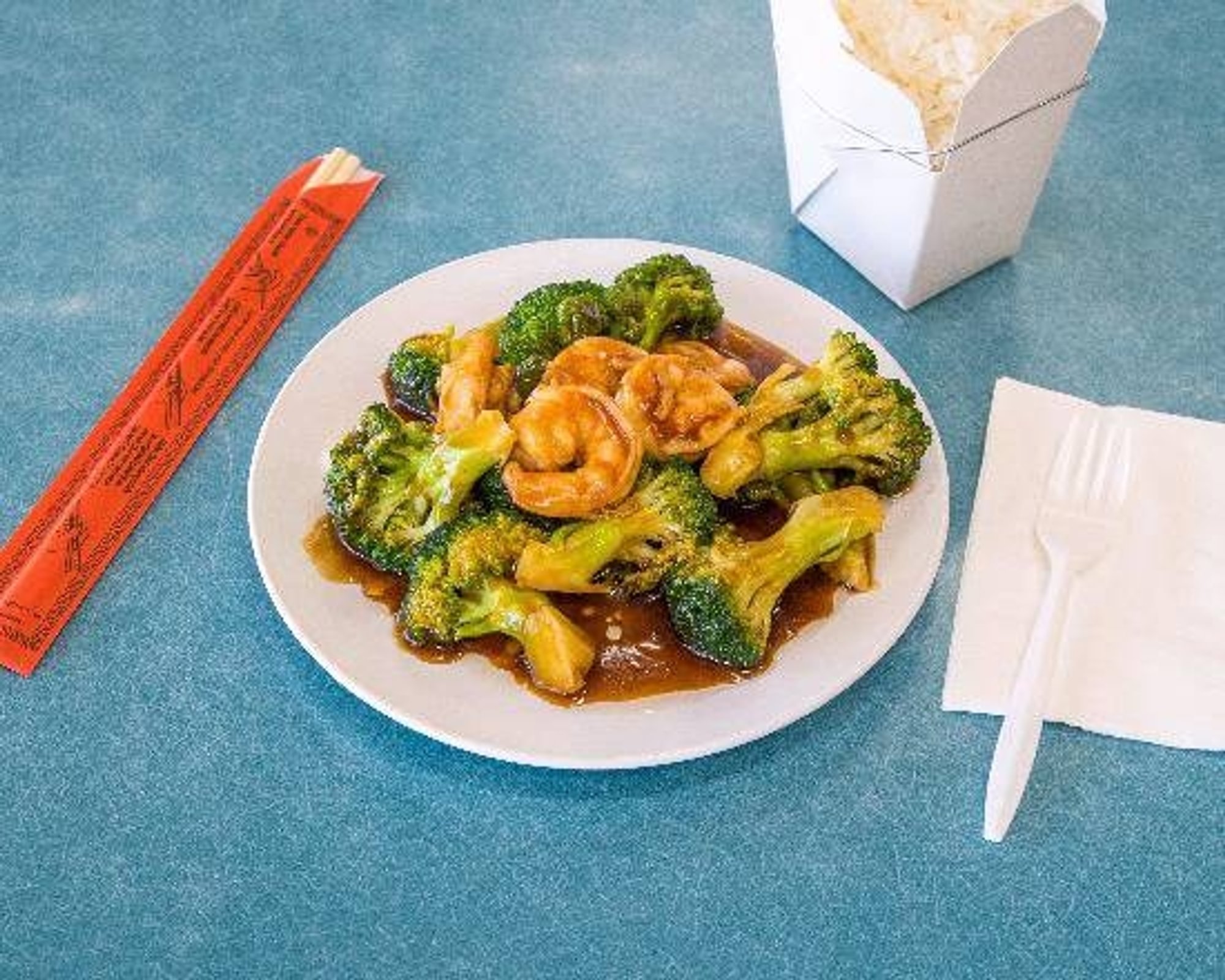 Shrimp with Broccoli
