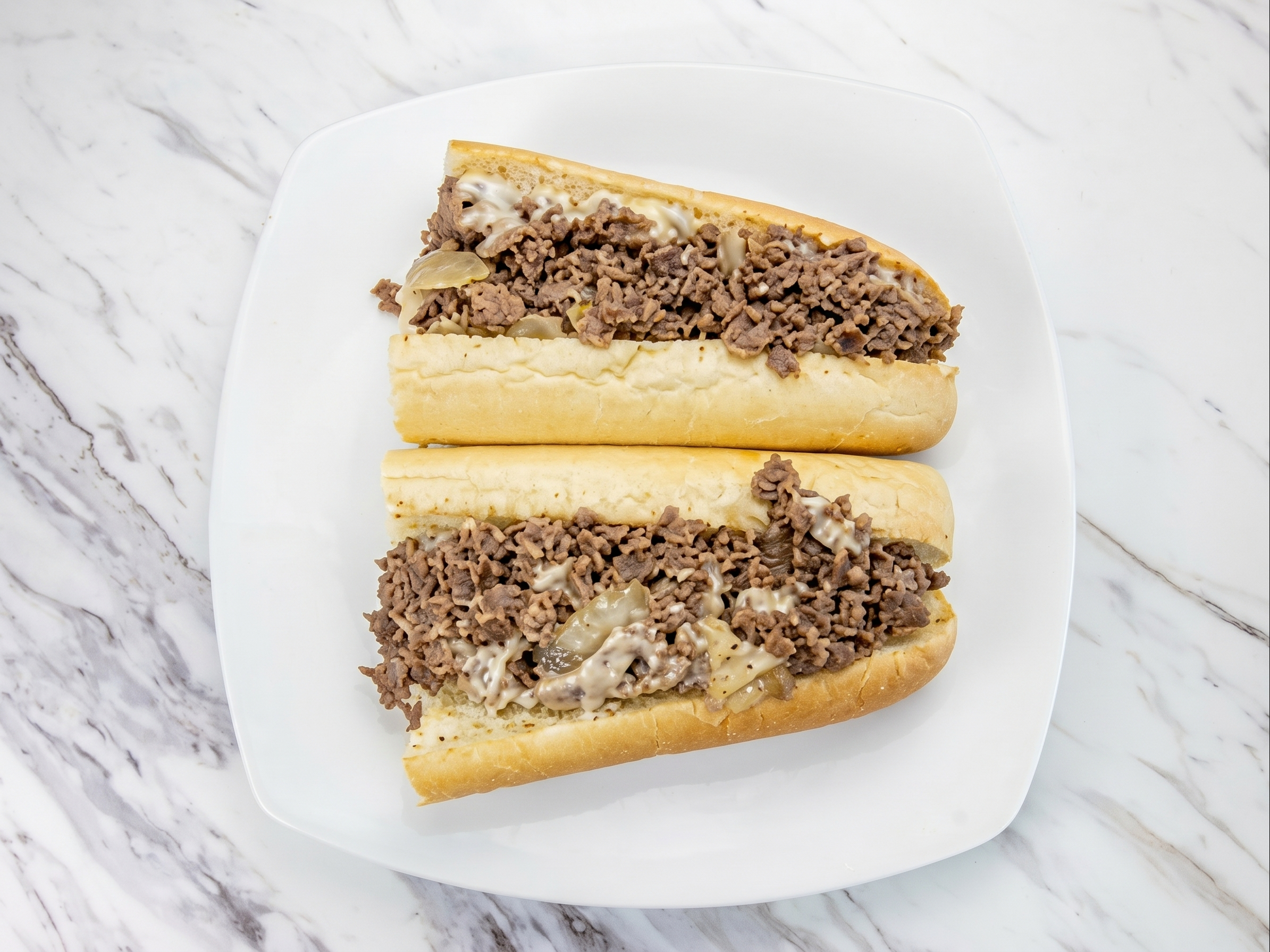 Philly Steak, Onion & Cheese Hero