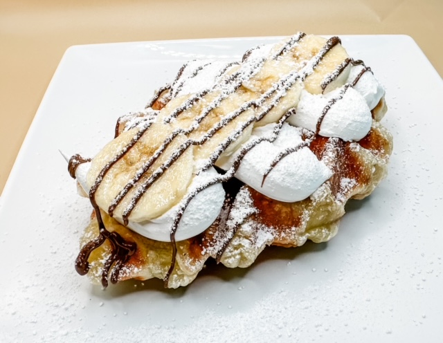 Croffle - Banana & Nutella