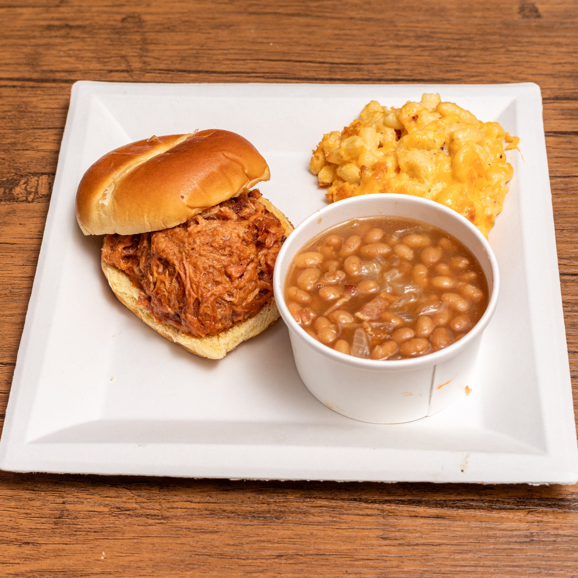 Pulled Pork BBQ Sandwich Meal