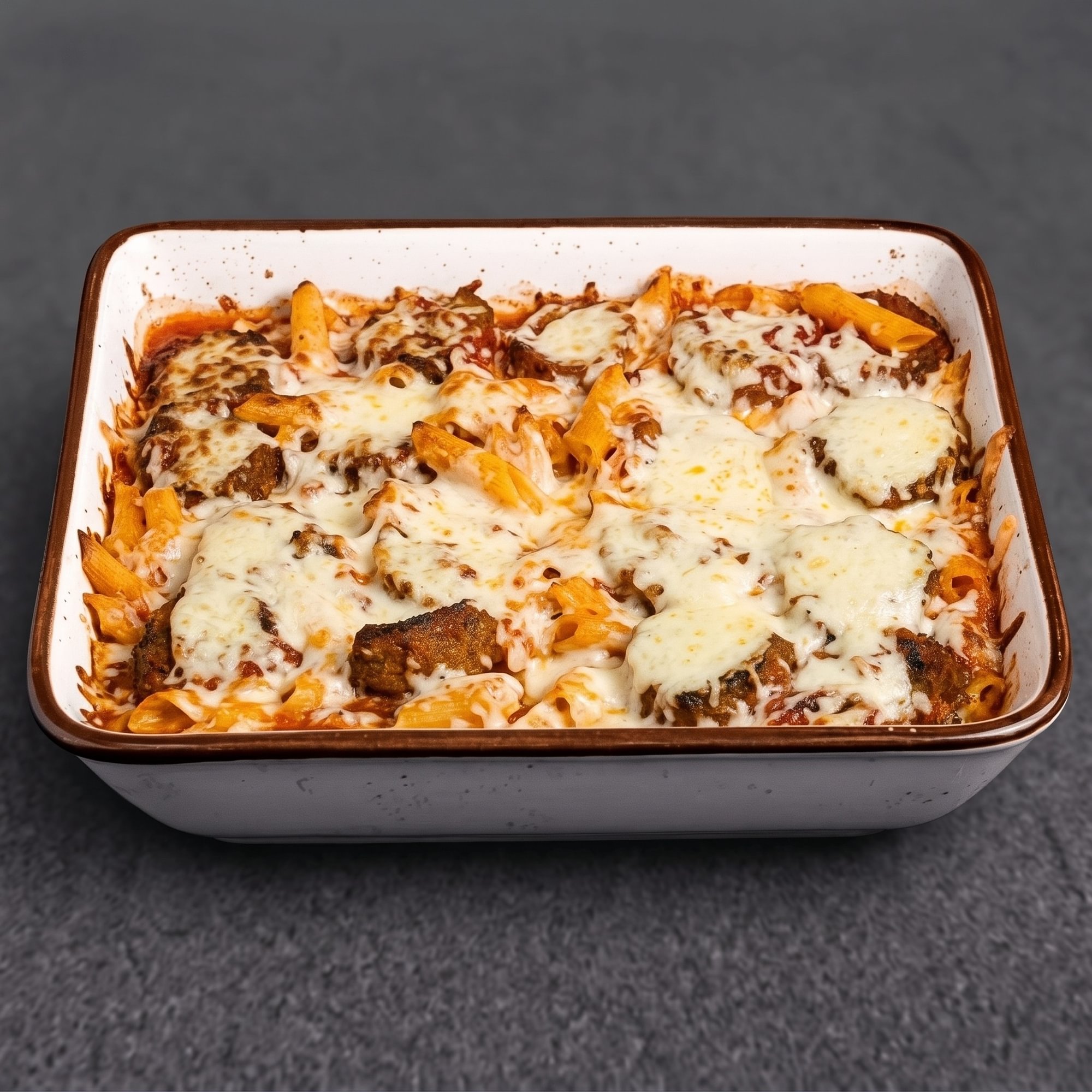 Family Baked Ziti with Meatballs