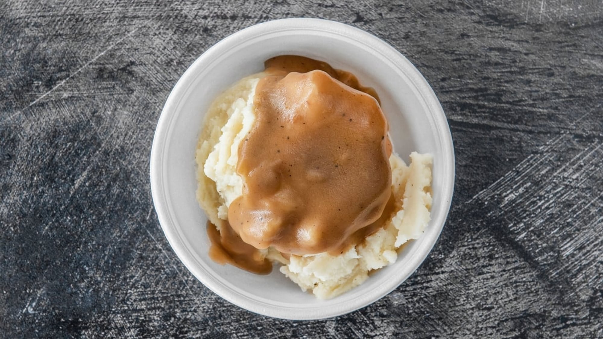 Garlic Mashed Potatoes & Gravy
