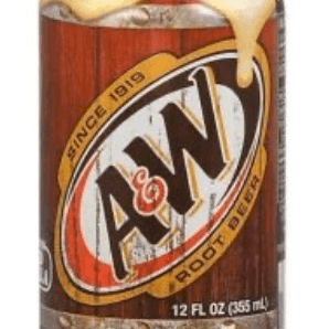 A&W Root Beer 12oz can