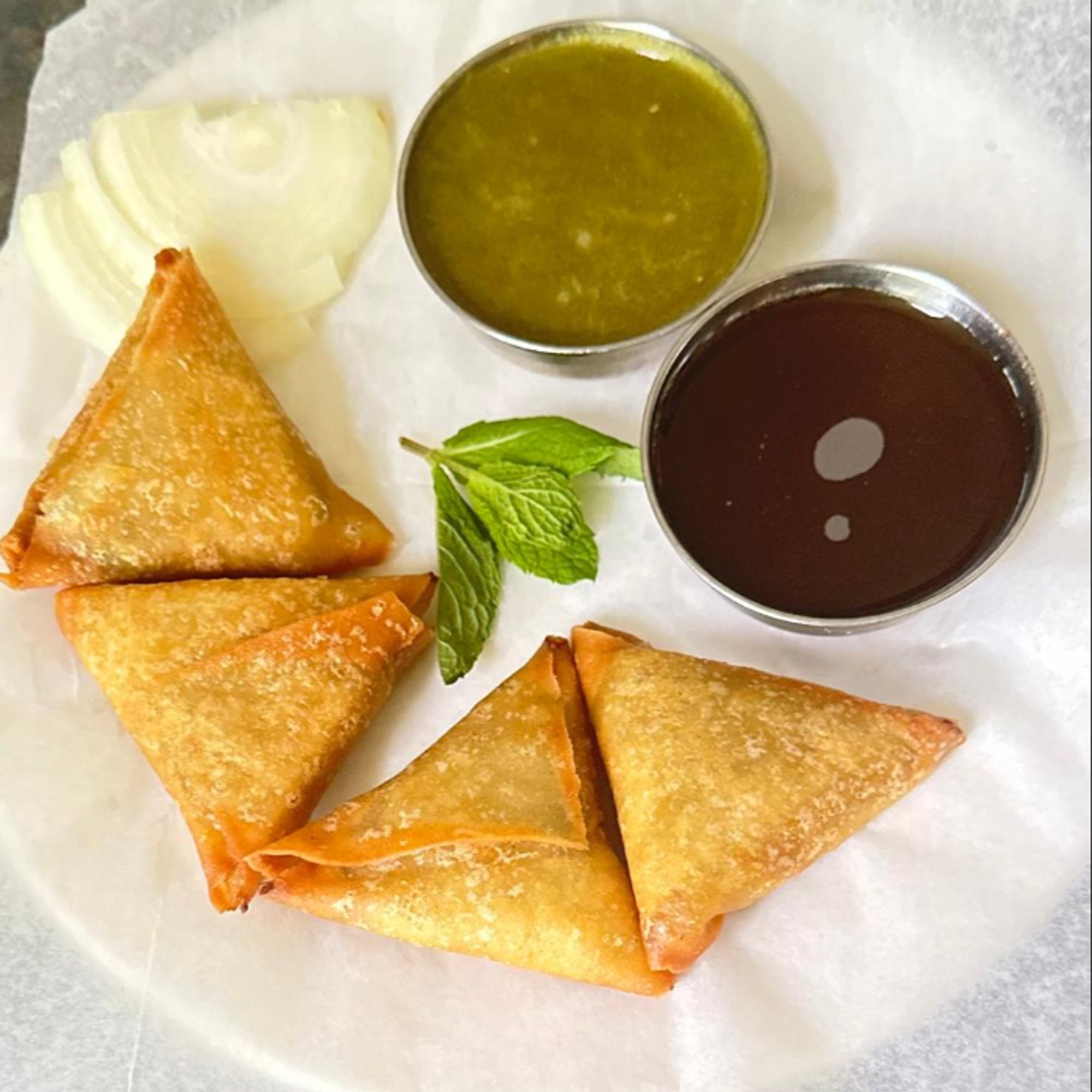Lamb samosas