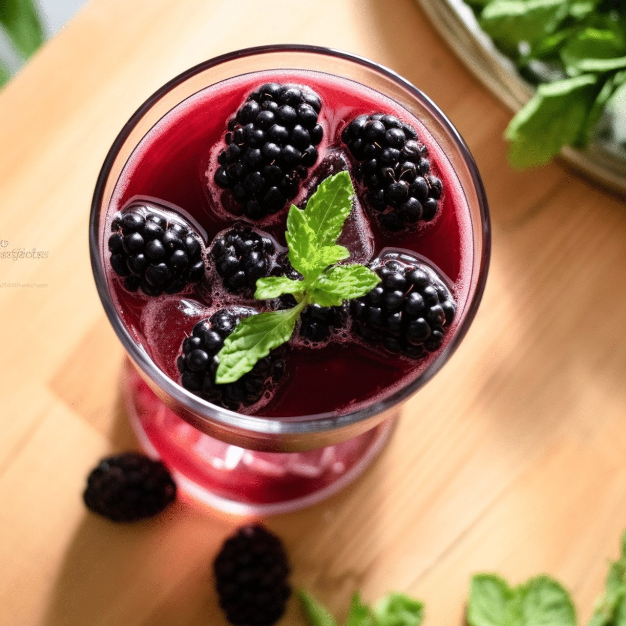 Fresh Blackberry Juice