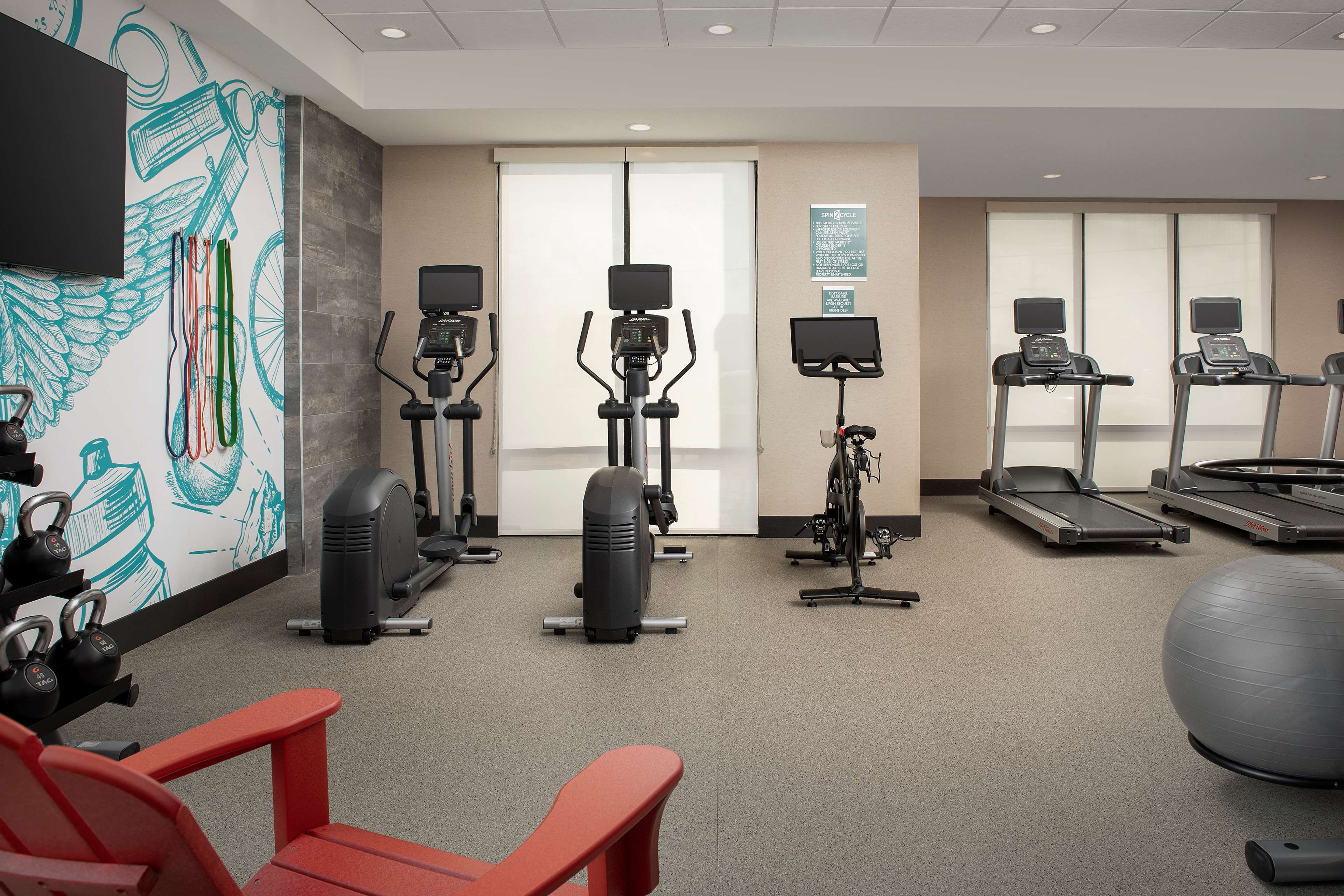 Health club  fitness center  gym