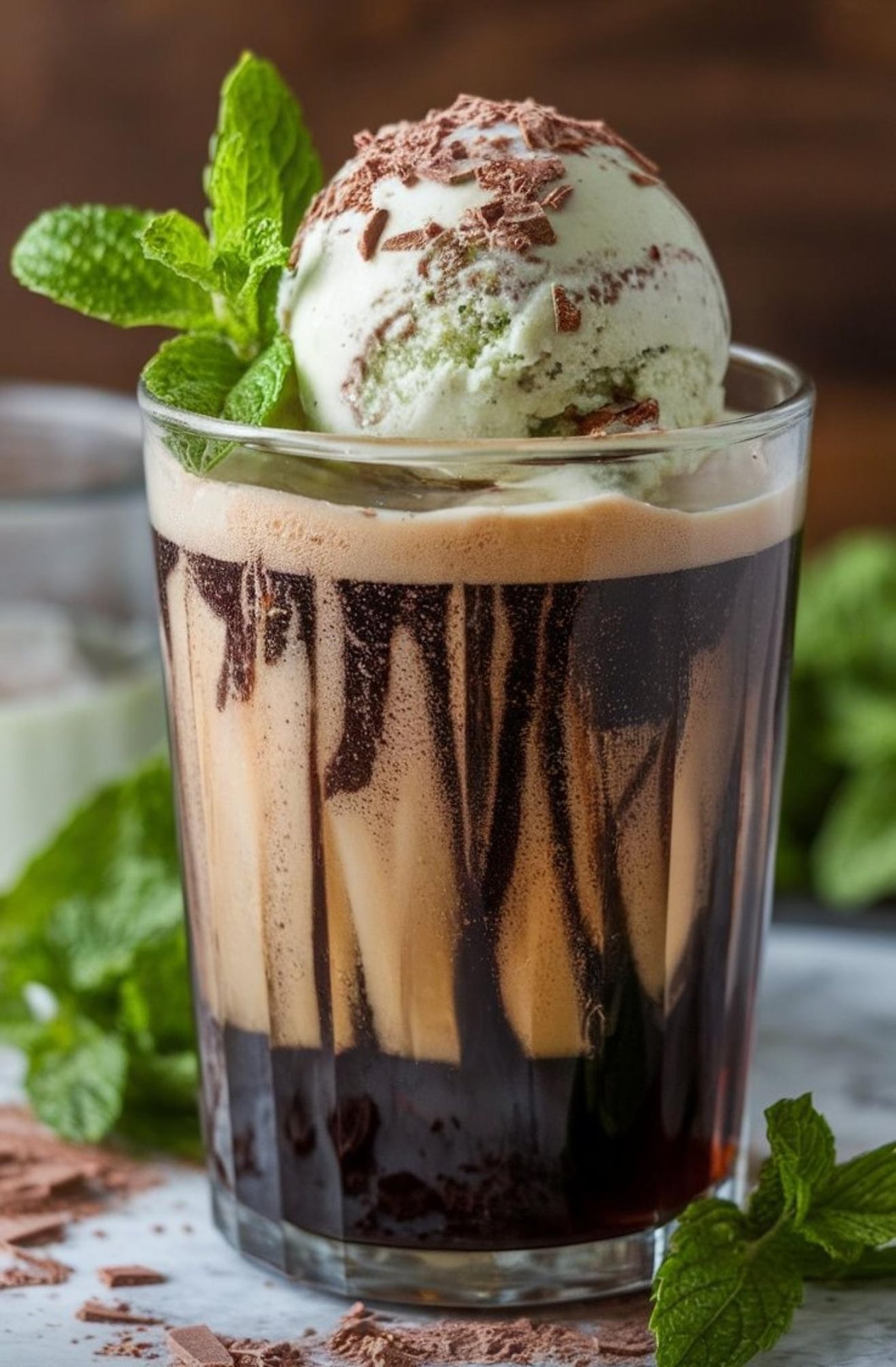 Chocolate Mint Milkshake